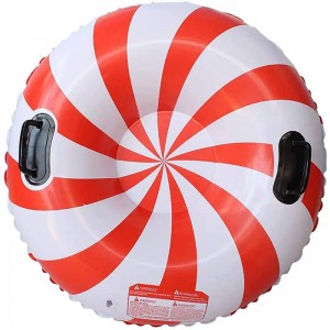 Надуваема шейна снежна тръба, снежна шейна за деца и възрастни за зимни забавления снежни играчки